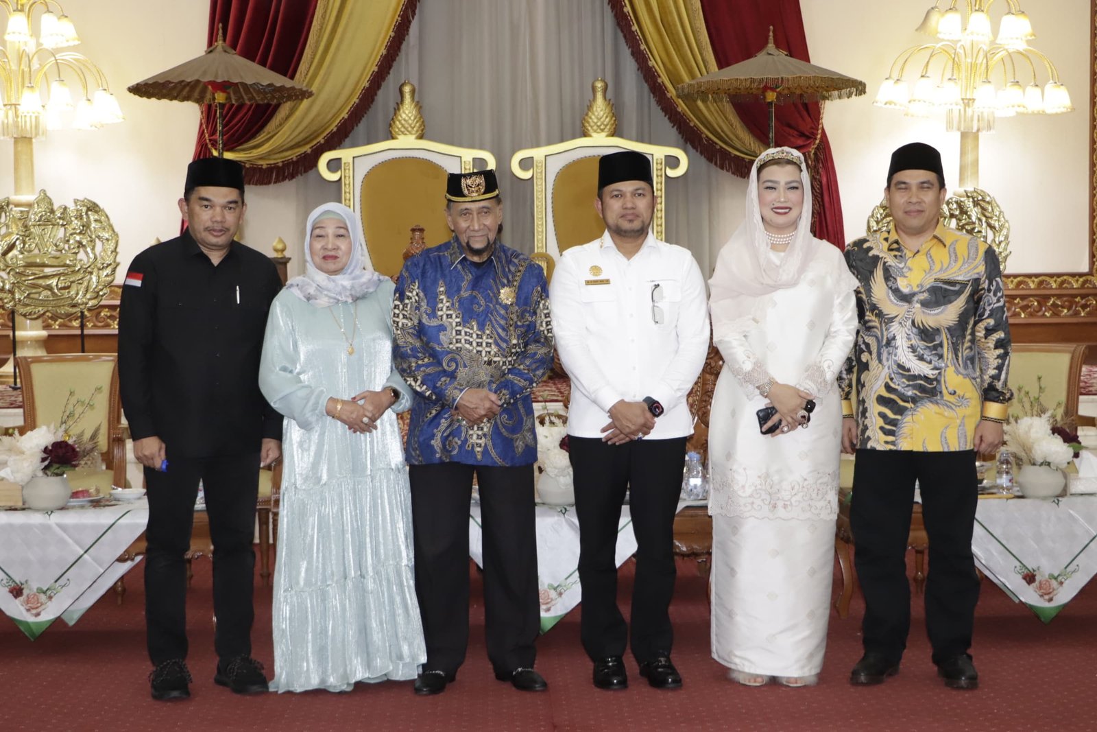 Awali Kunker Gubernur Harum Kunjungi Kedaton Kutai Kartanegara